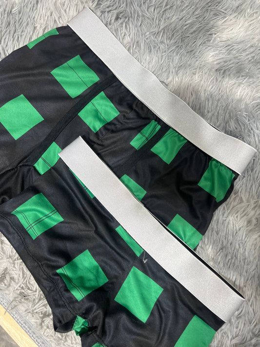 Cuadros Verdes Duo Con Boxer