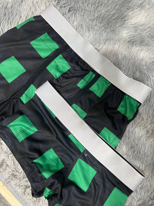 cuadros verdes duo con boxer