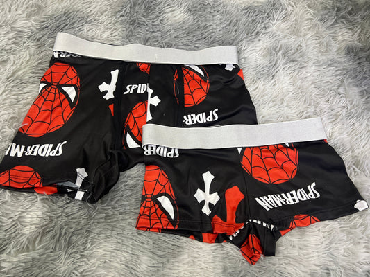 Spider-Man Crosses Negro Duo Unitalla Con boxer.