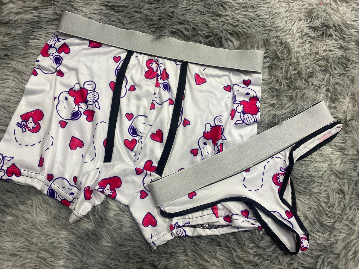 Tanga Xl Snoopy Corazón Duo