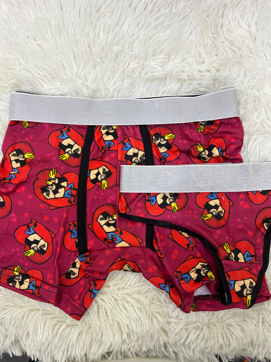 Johnny Bravo Cartoon Blanco duo unitalla con tanga