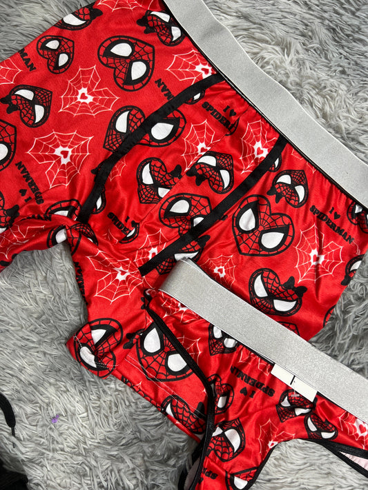 Tanga Xl Spiderkitty Rojo Duo