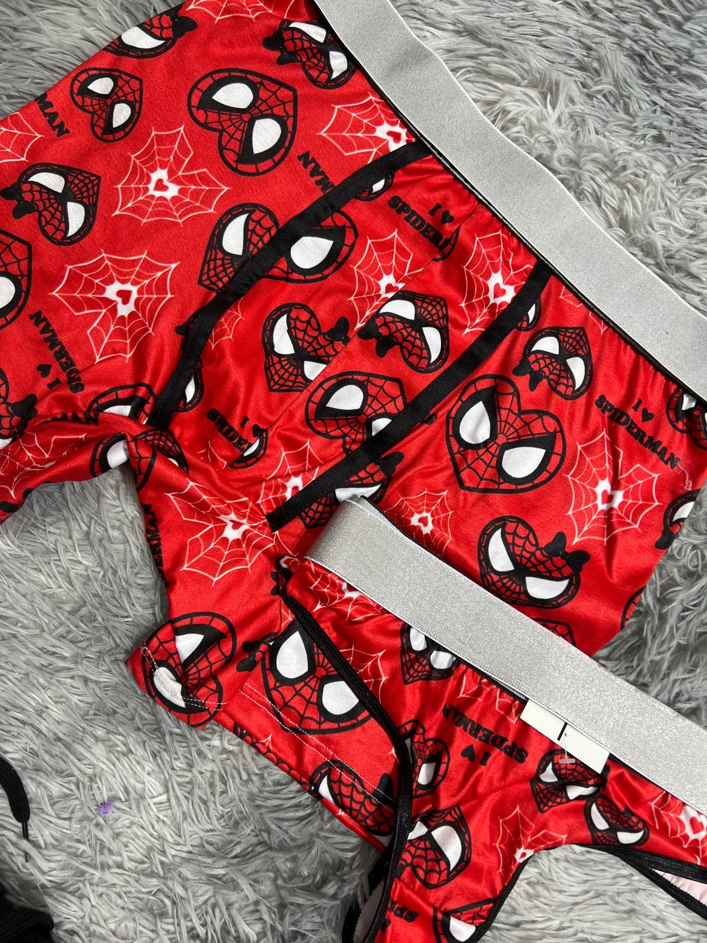 spiderkitty rojo duo de tanga XL