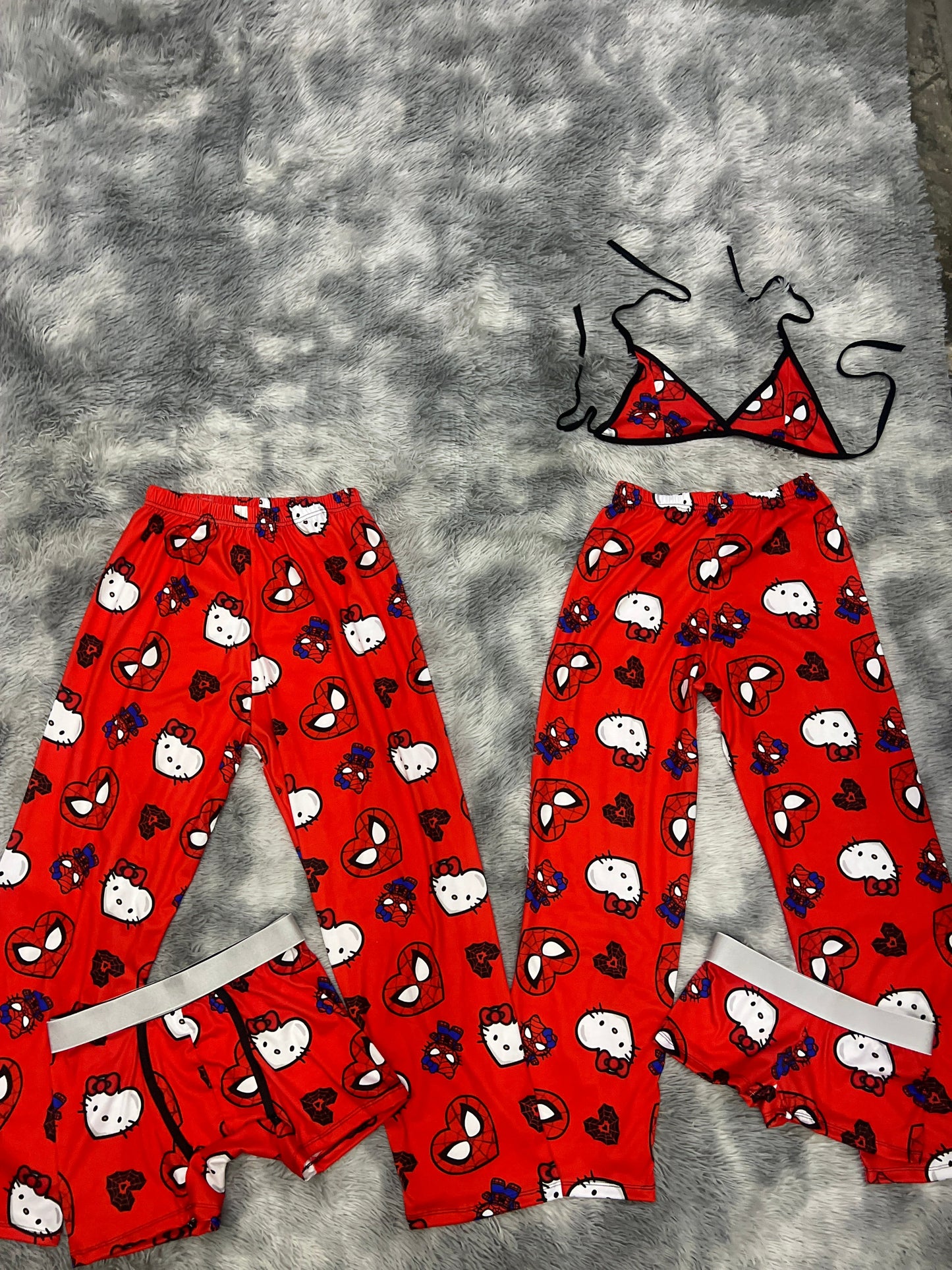 SpiderKitty Rojo Duo Unitalla de 5 piezas