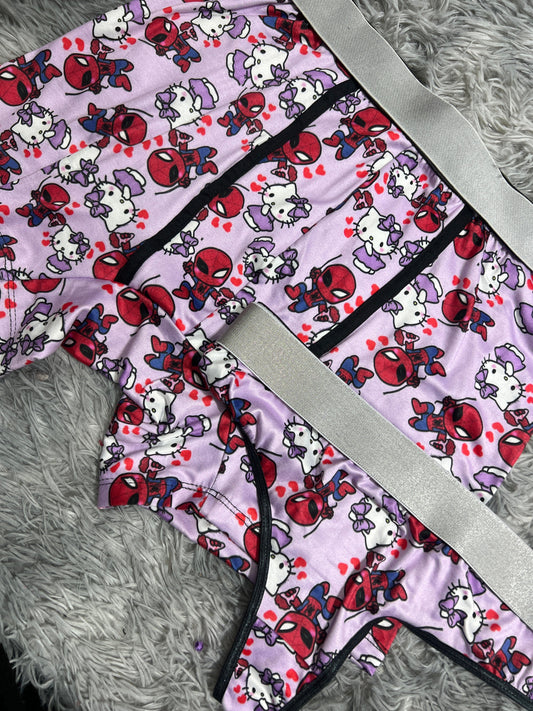 Tanga Xl Spiderkitty Morado