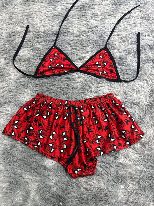 Spiderman Top con short unitalla de brush
