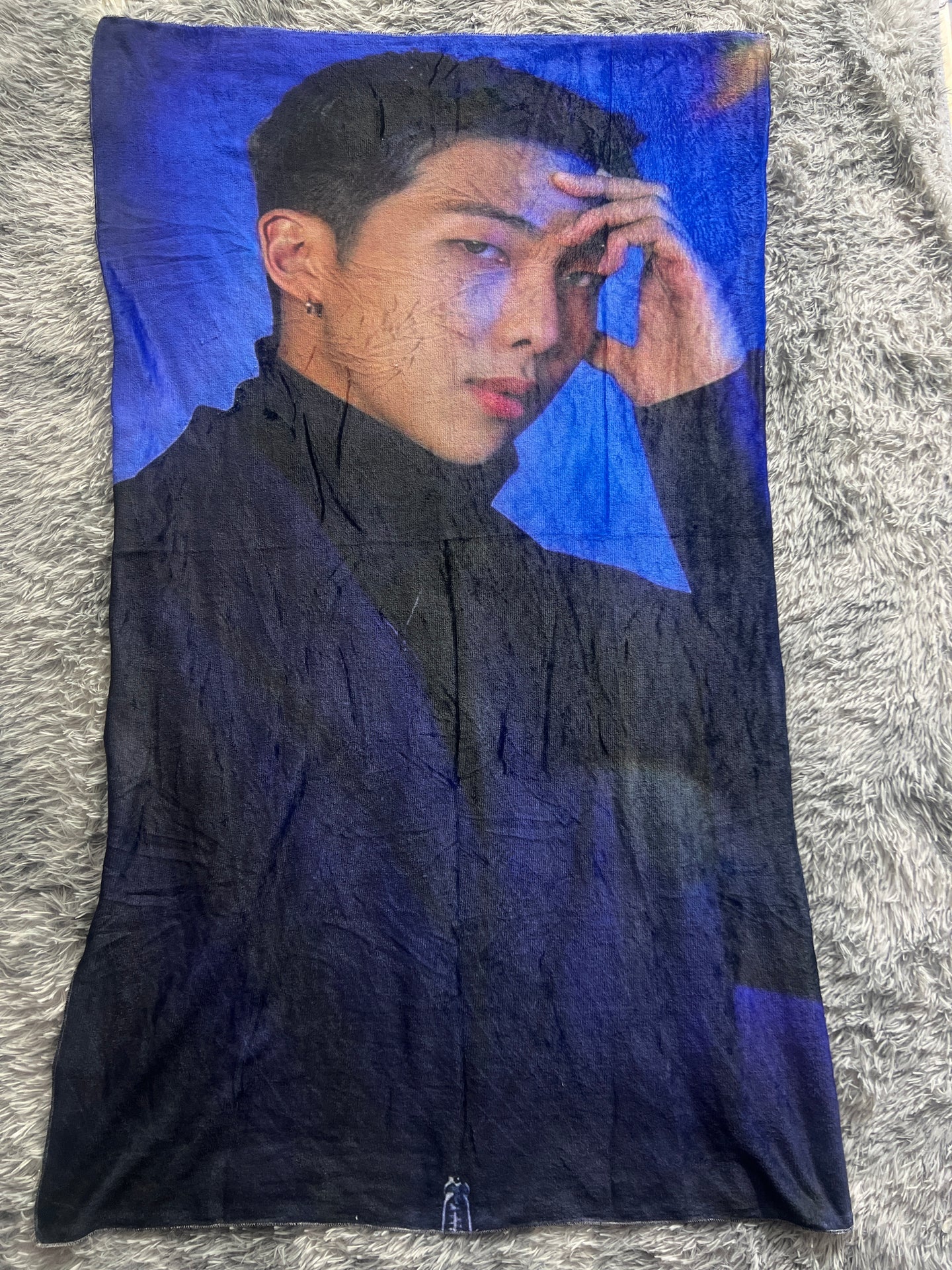 Frazada Namjoon azul