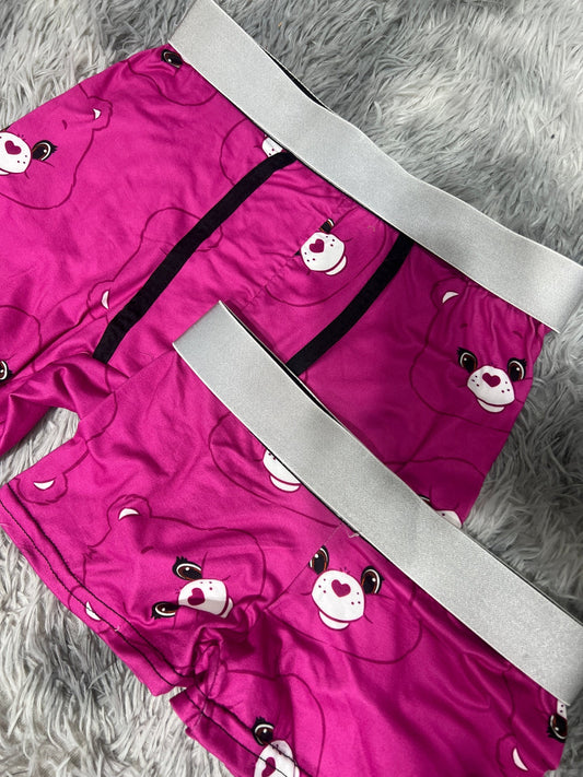 osito cariñosito rosa dúo con boxer
