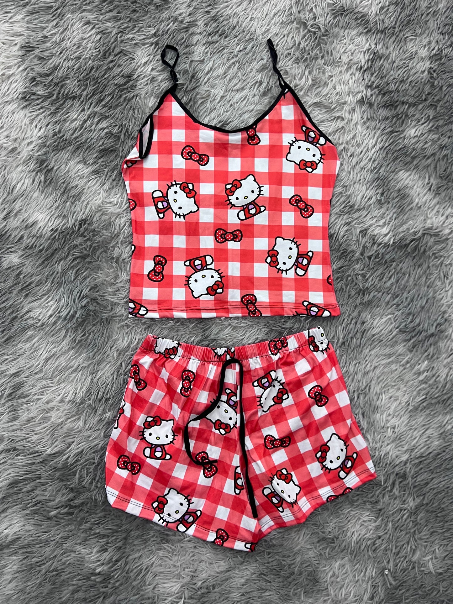 hello kitty picnic top con short unitalla de brush