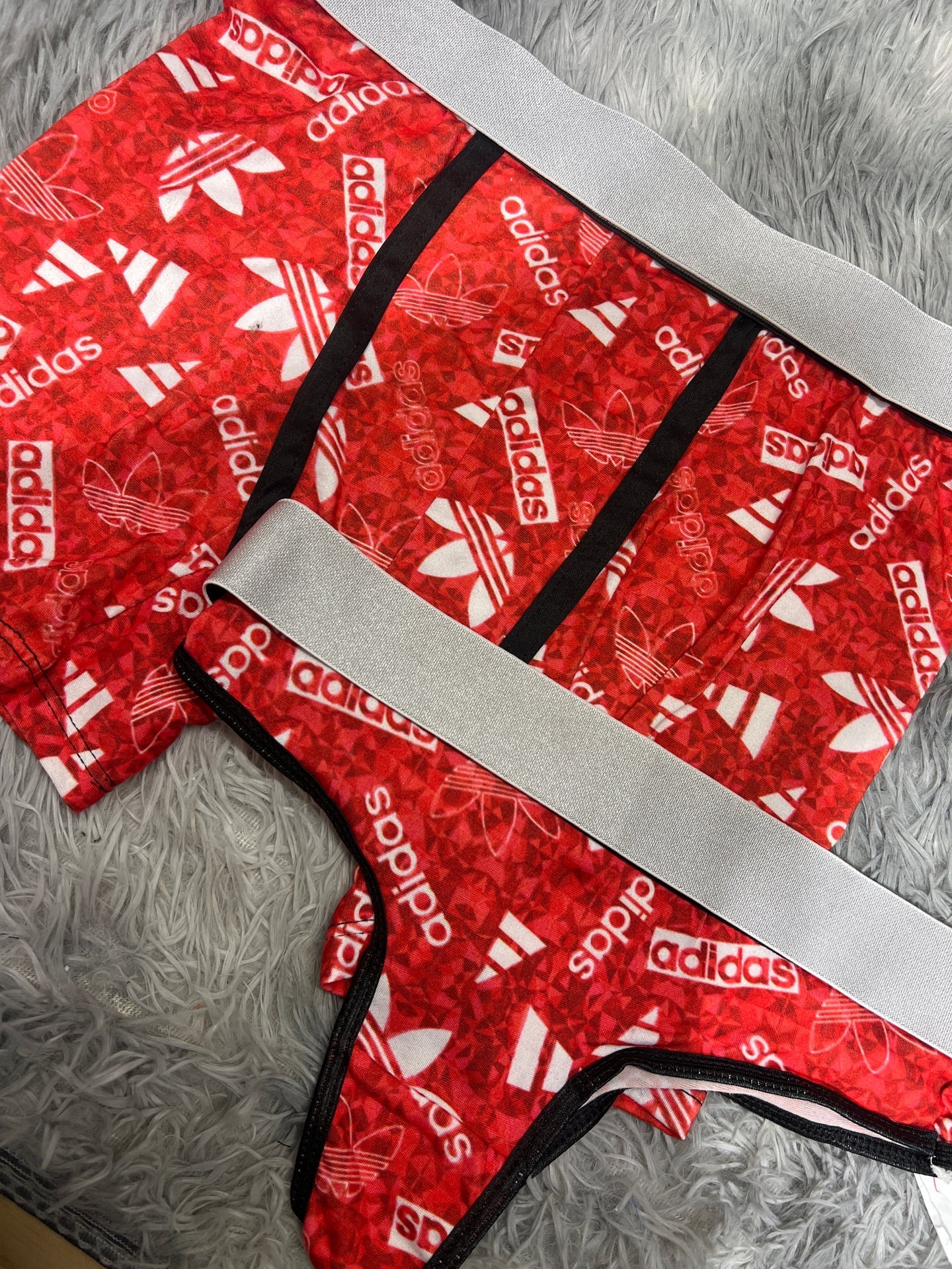 Adidas rojo boxer con tanga Unitalla xl