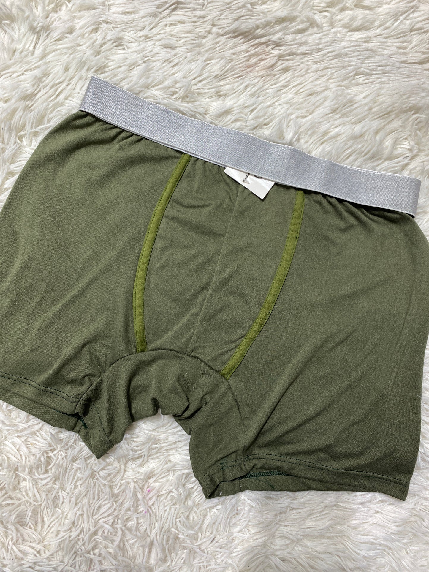 Boxer de caballero XL color verde militar