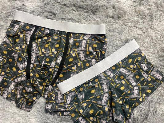 Dólar dorado duo de boxer XL
