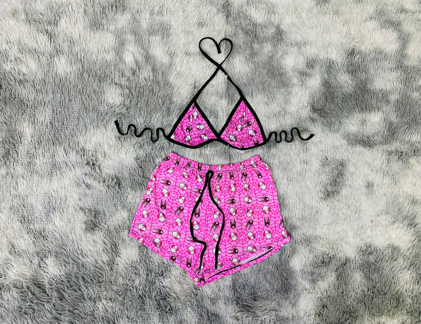 short con top Gwen Ghost Spider