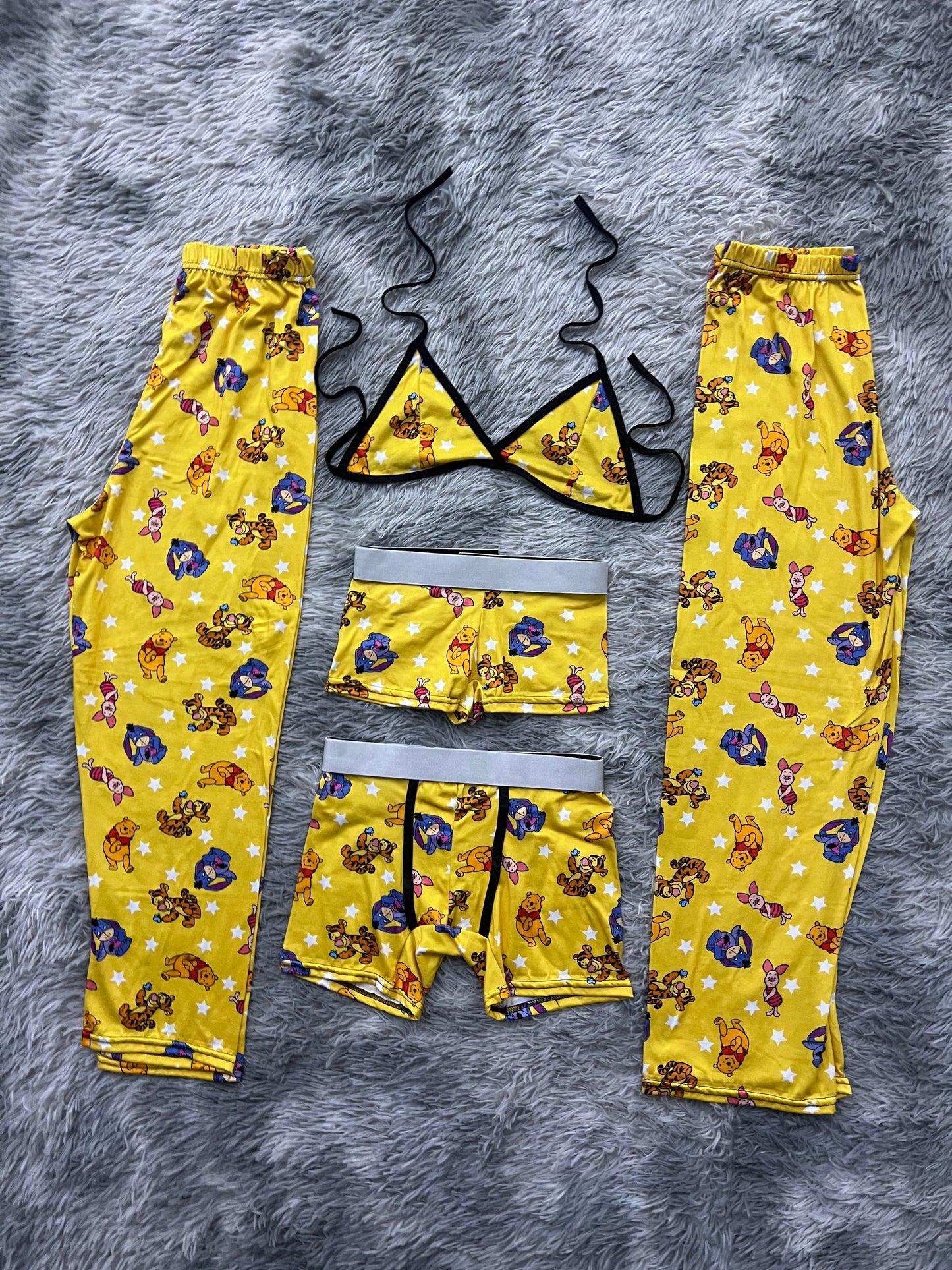 winnie poo y sus amigos pijama 5 piezas