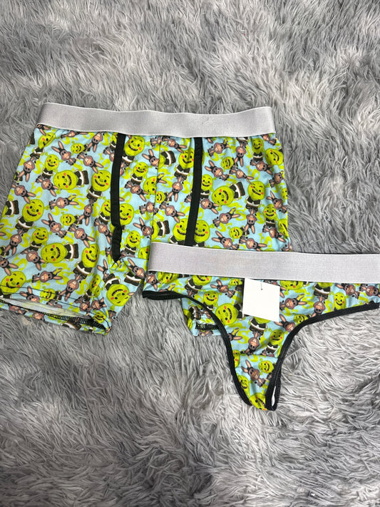Shrek duo Unitalla con tanga