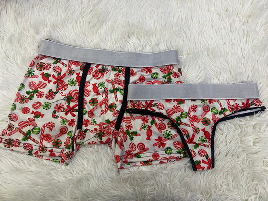 Candy Print Rojo duo unitalla con tanga