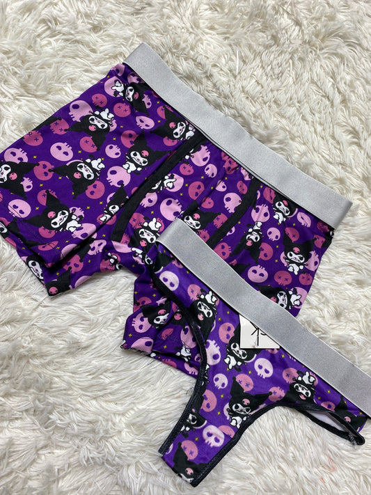 Kuromi enojada duo unitalla con tanga