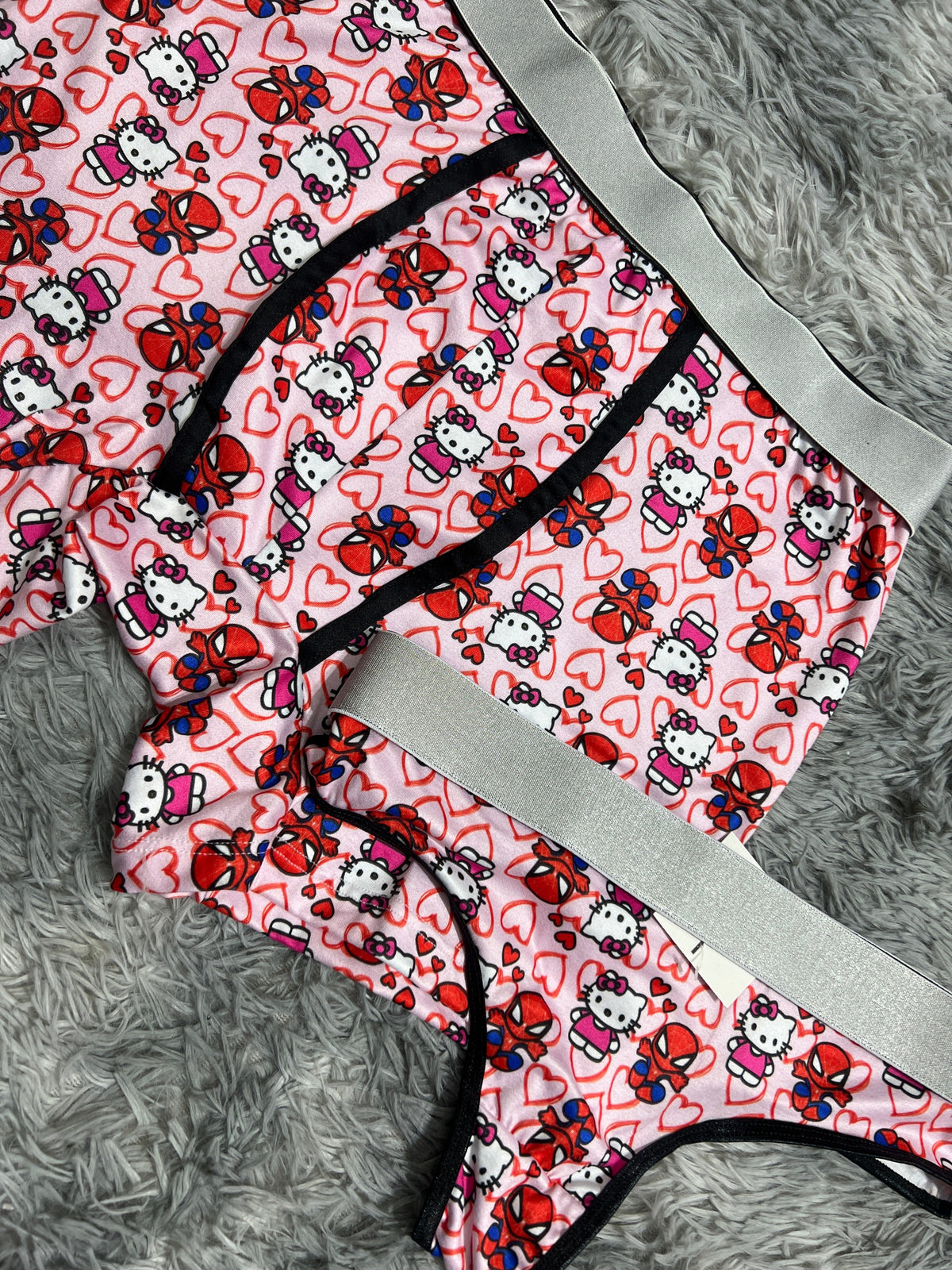 Spiderkitty Rosa Duo Unitalla Con Tanga