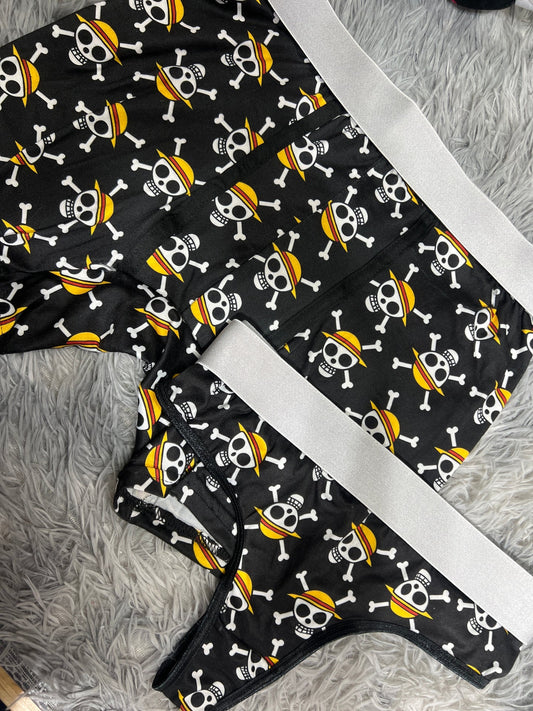 one piece boxer con tanga unitalla