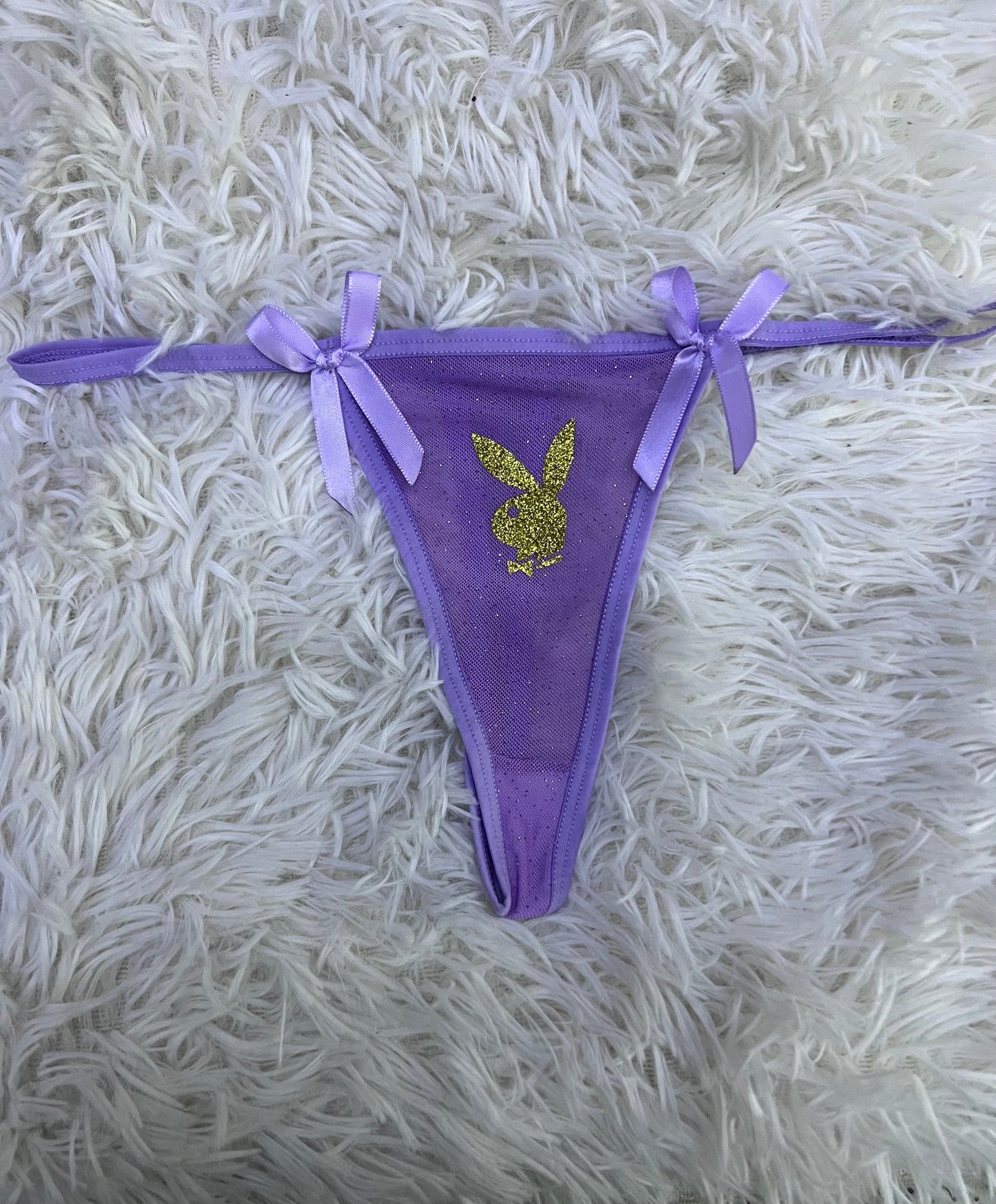 Play Boy Morada Delgada Tanga De Dama