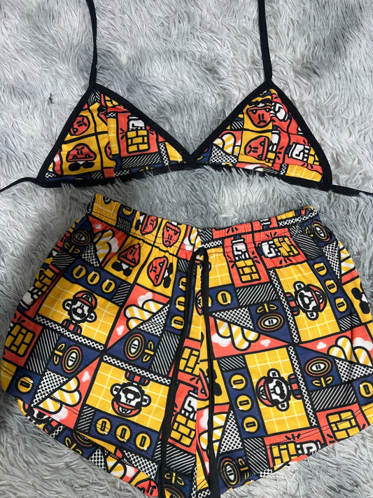 Mario bros Top con short unitalla de brush