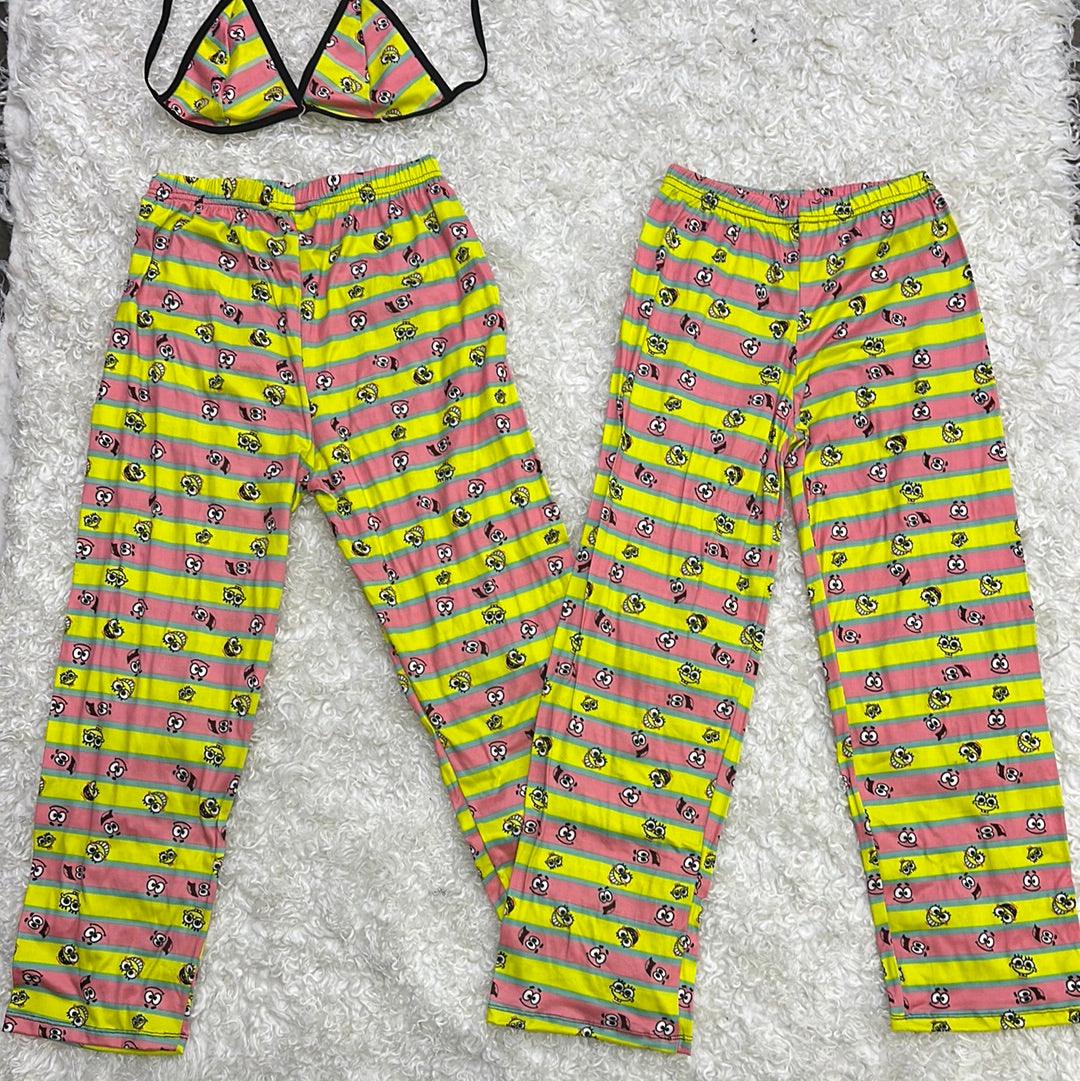 Sponge bob and patrick 5 pcs pajama duo - Fundies