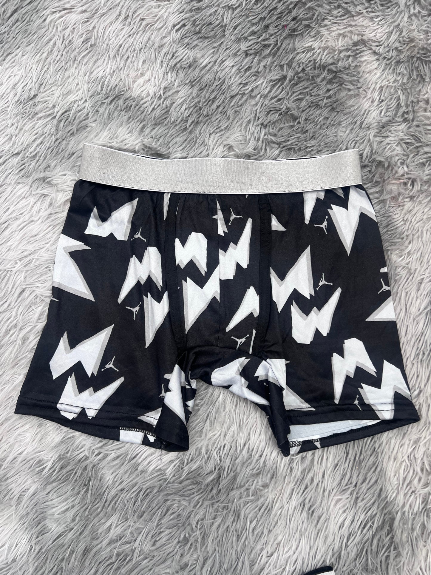 Boxer de caballero jordan 23 gris y negro