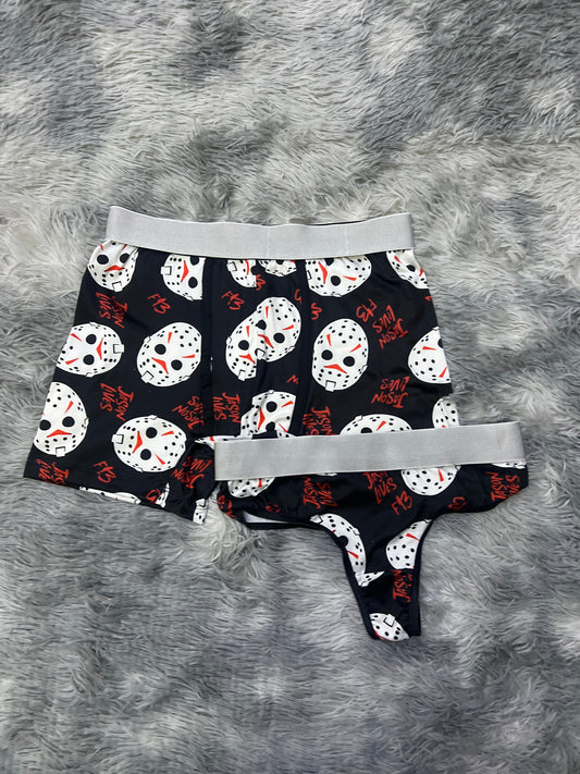 Jason F13 Halloween Negro duo unitalla con tanga