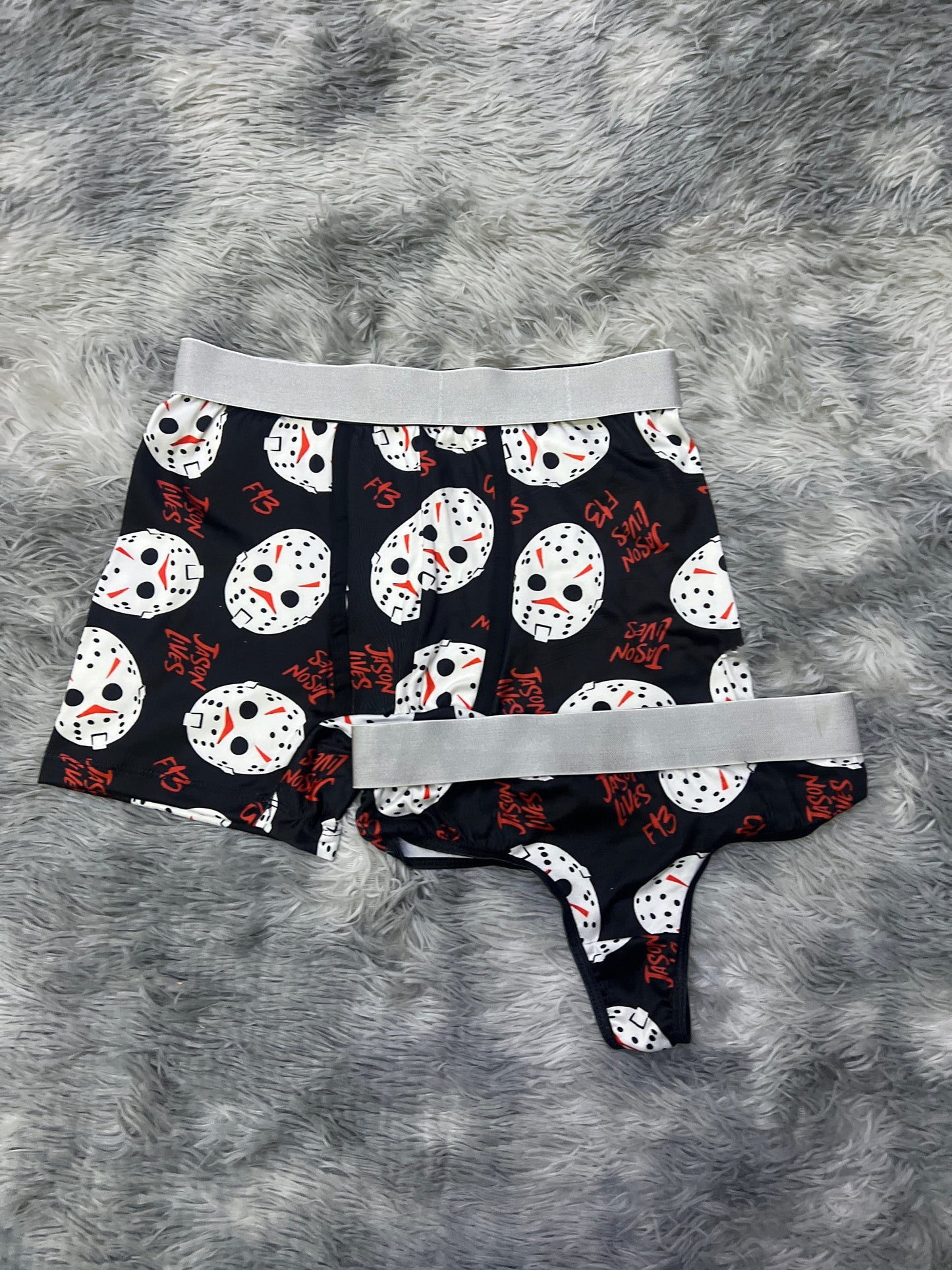Jason Halloween boxer con tanga