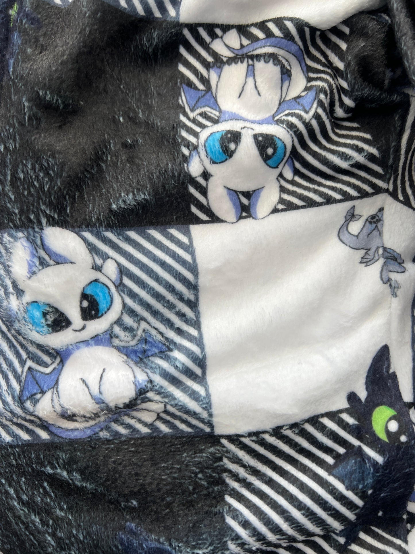 dragon cuadros duo de pijama afelpada - Fundies