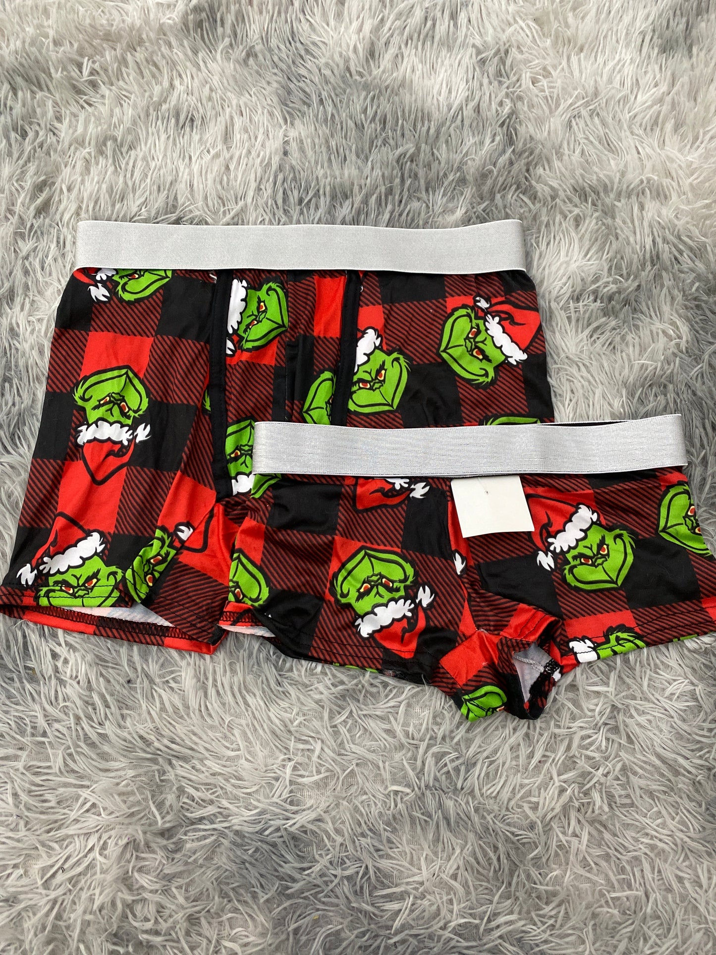 Grinch cuadros rojos Duo Con Boxer
