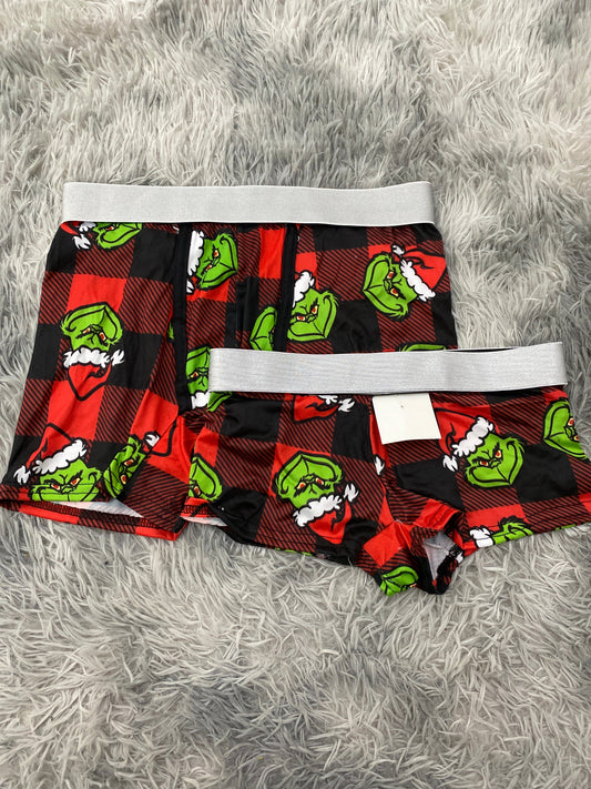 Grinch cuadros rojos Duo Con Boxer