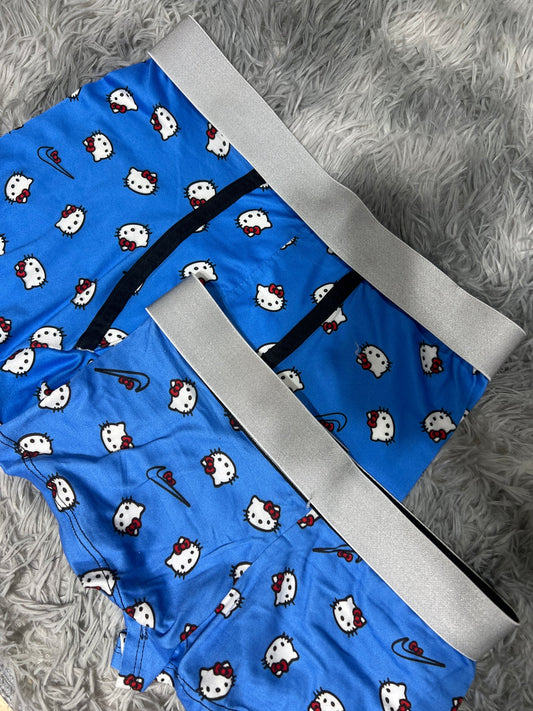 hello kitty nike azul dúo con boxer