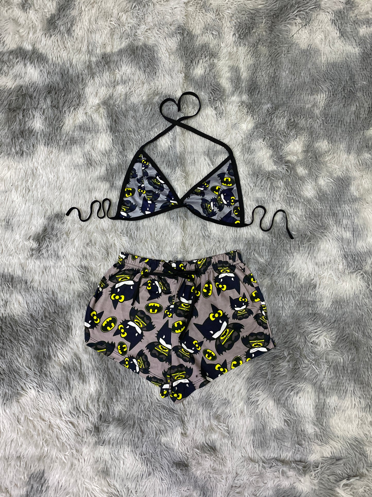 Kitty Batman short con top