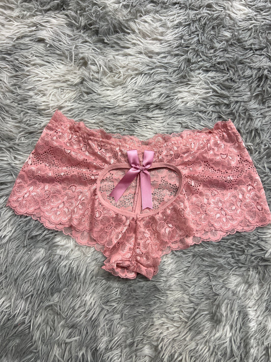 Cachetero Con Corazón Atrás Rosa