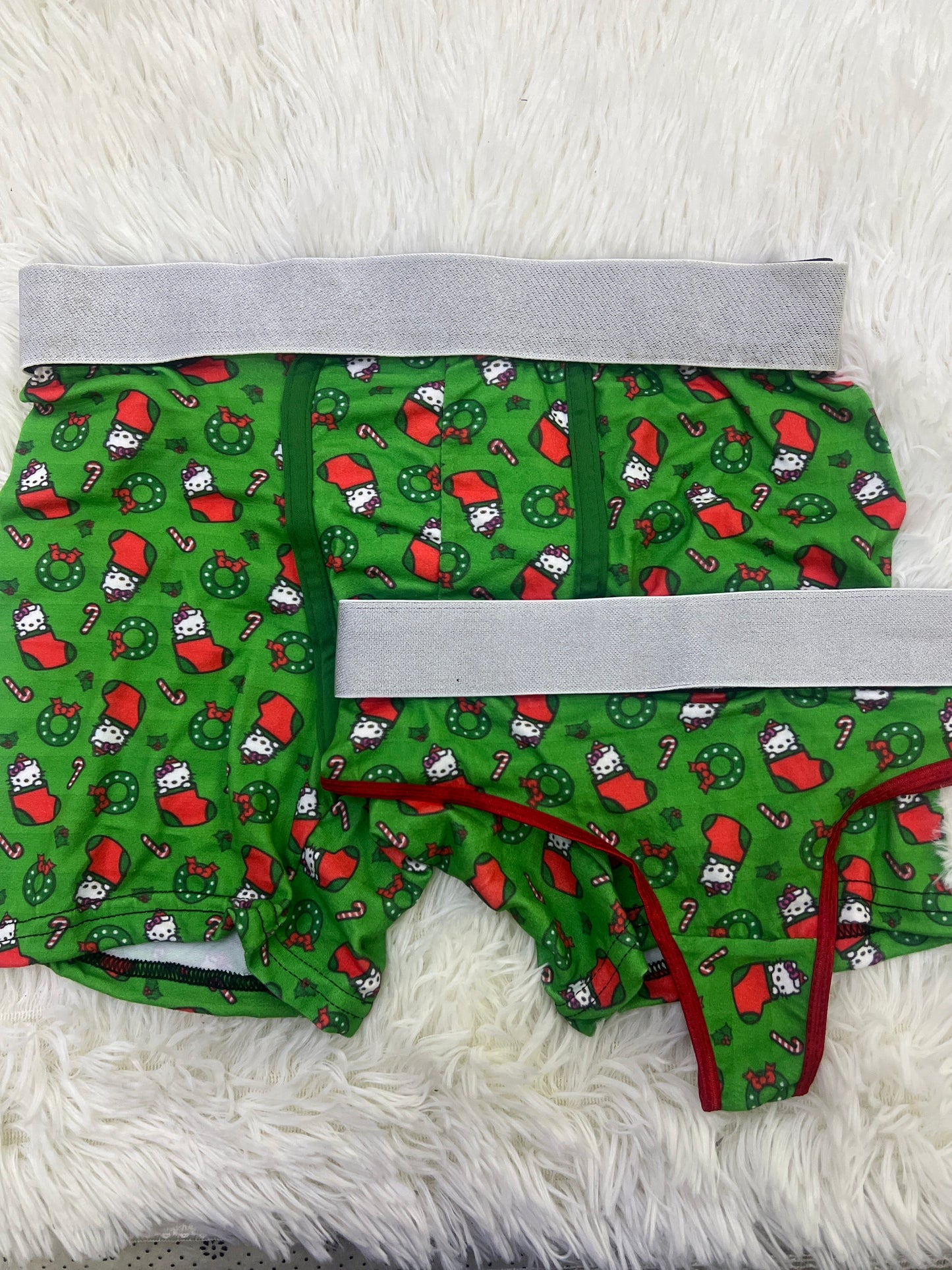 Hello Kitty Christmas Verde duo unitalla con tanga