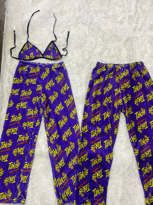 Takis pijama afelpada duo