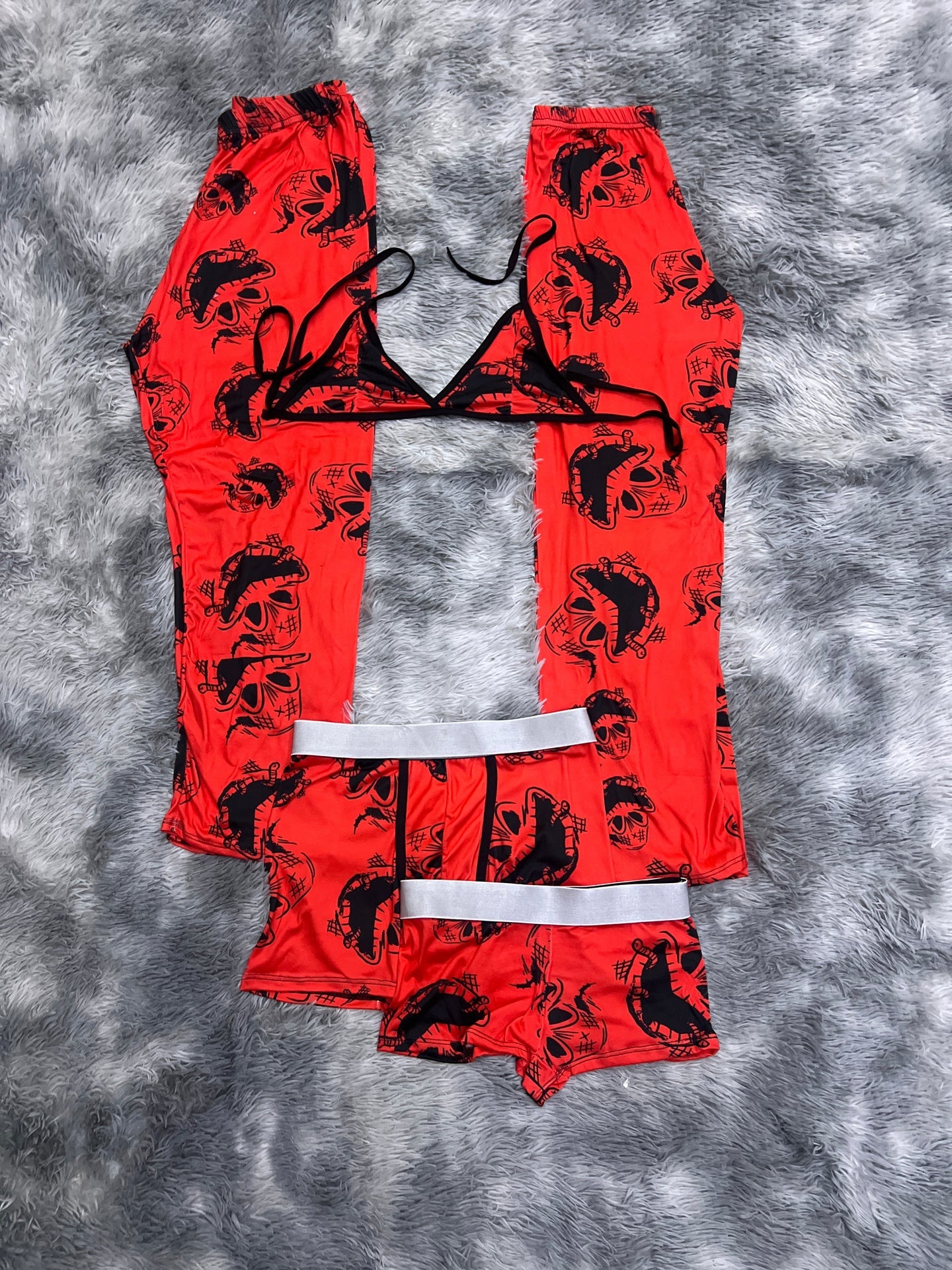 Oogie Boogie Spooky Print 5 piece pajama halloween 🎃