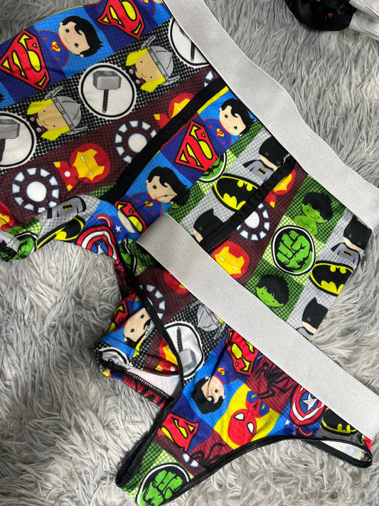 vengadores boxer con tanga unitalla