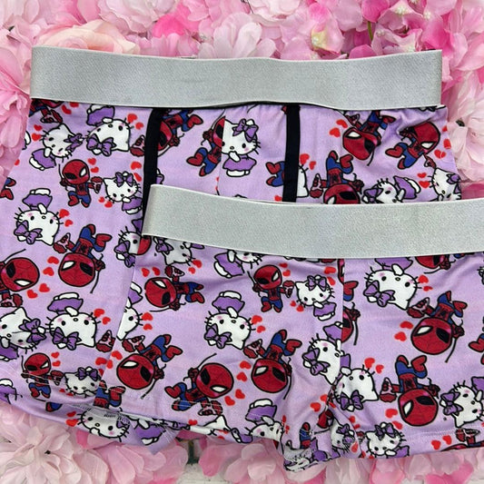 Hello Kitty SpiderMan Duo Unitalla Con boxer xl