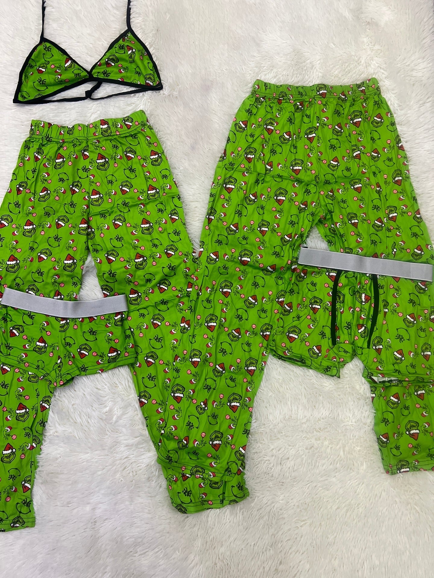 Green Grinch 5 piece pajama set Christmas Night 🎄