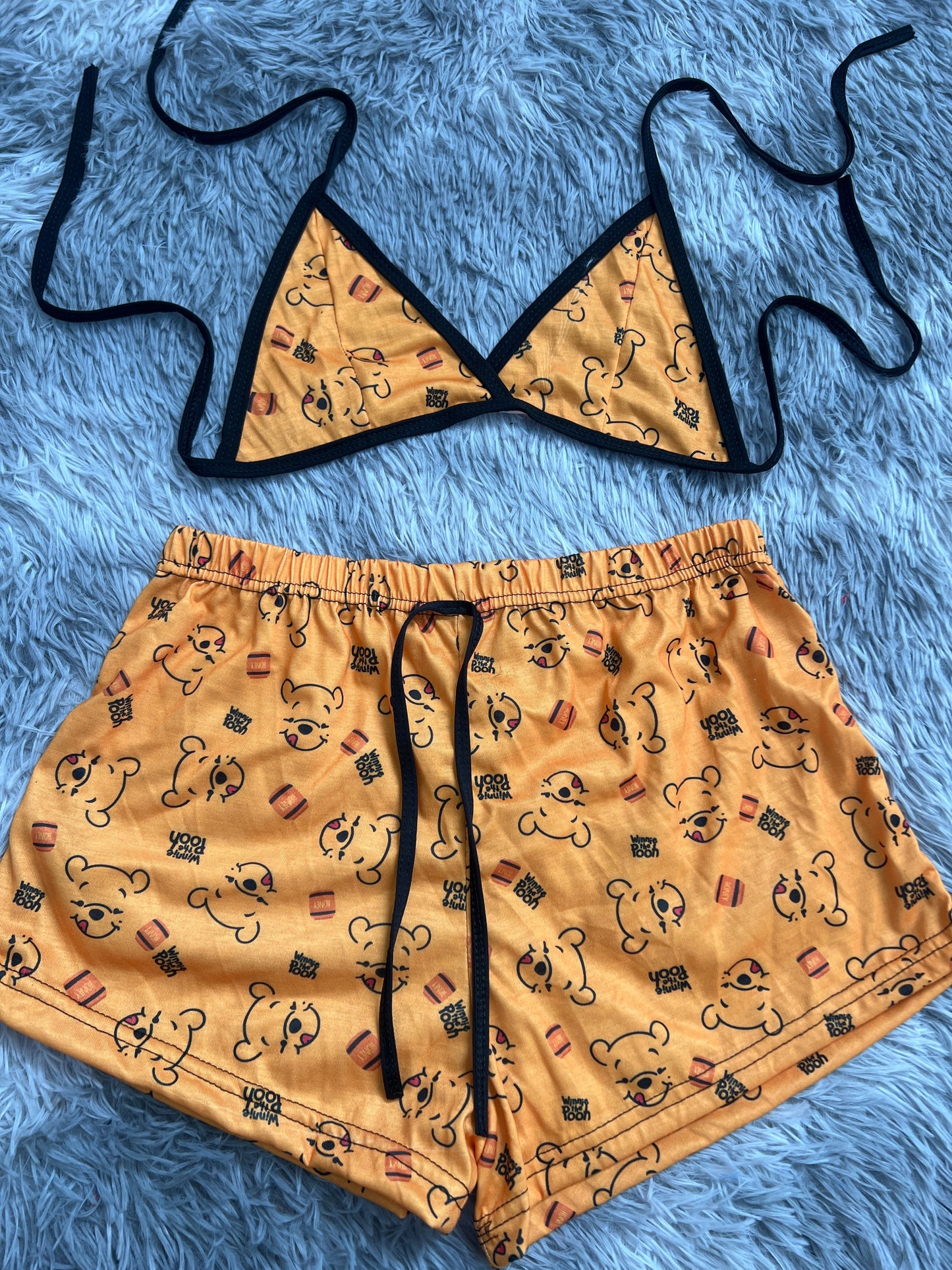 Winnie Poo top con short unitalla de brush