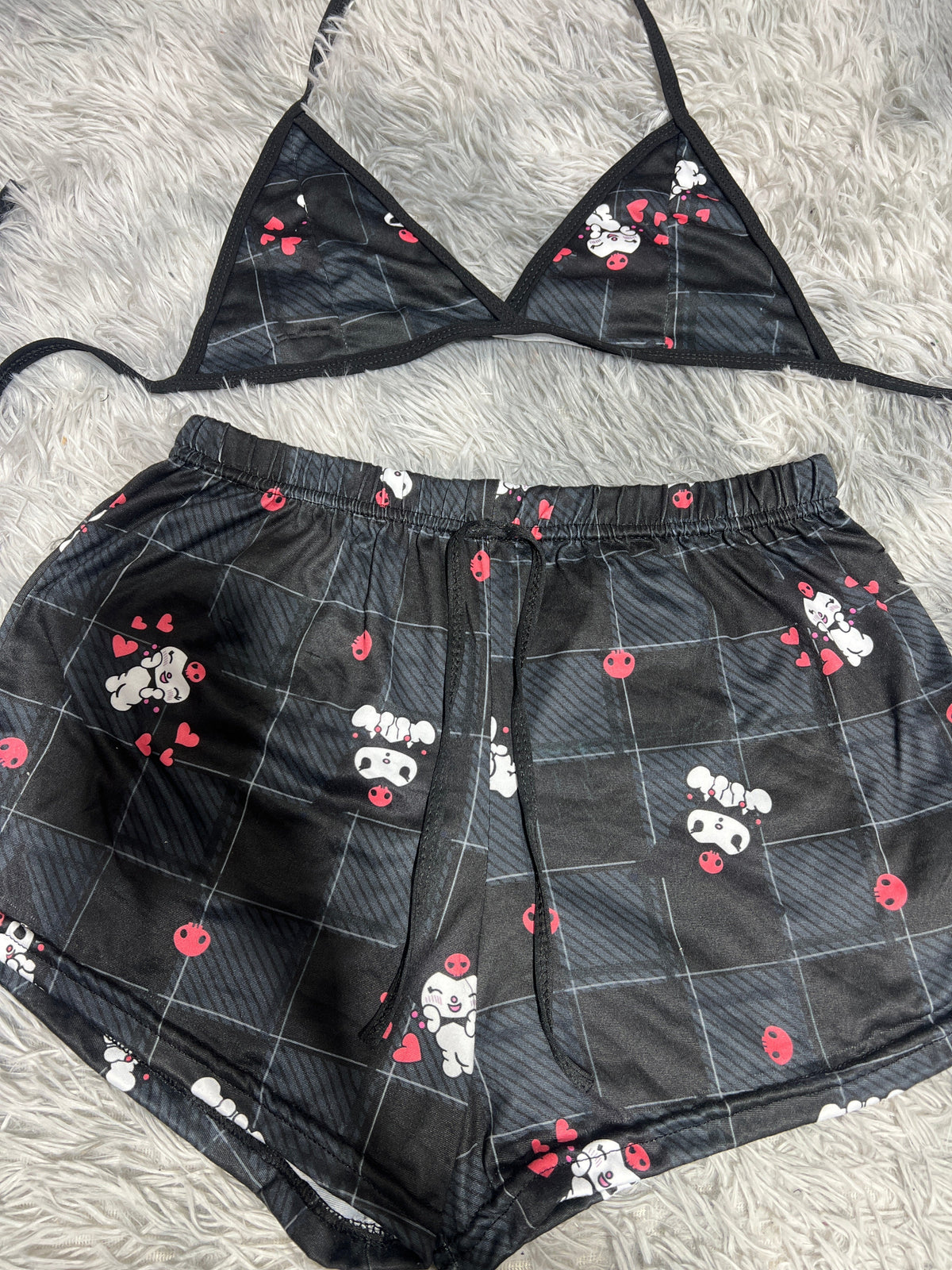 Kuromi Top Con Short Unitalla De Brush
