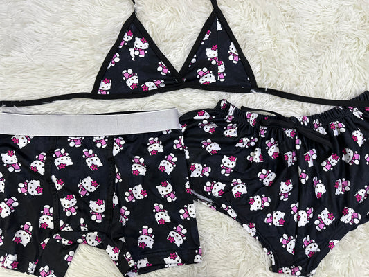 Hello Kitty Rosa duo short con top