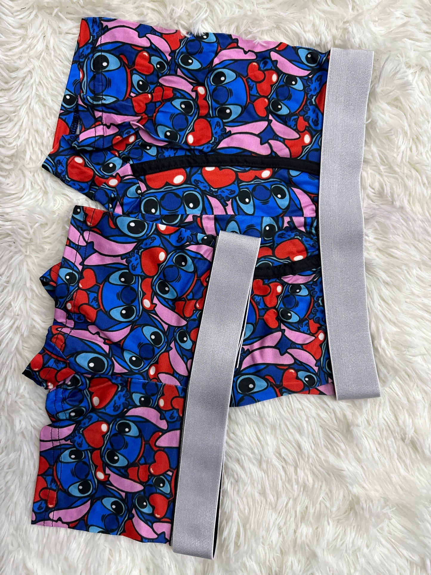 Stitch Love Print Azul Duo Unitalla de 5 piezas
