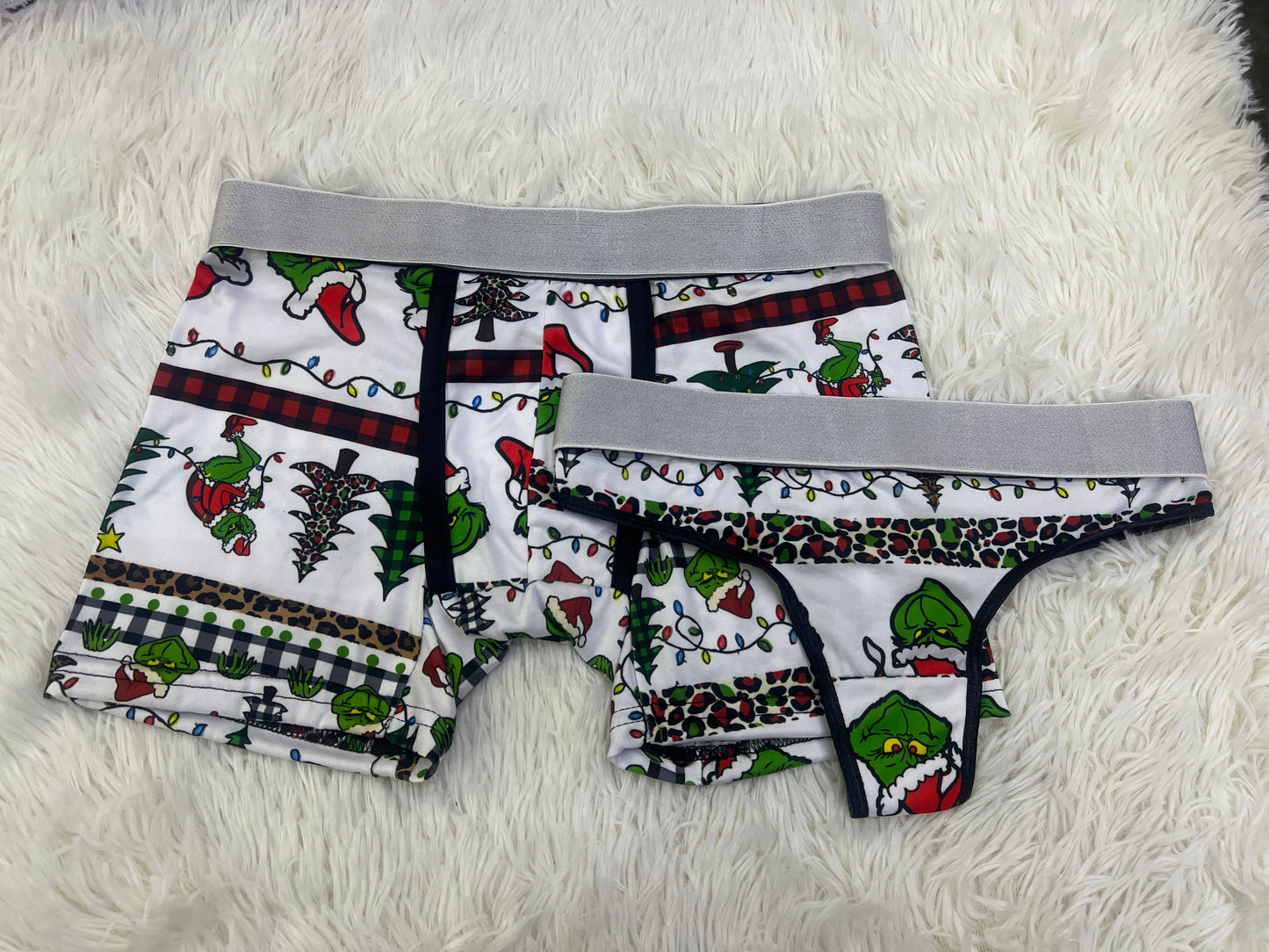 Grinch Lights Verde duo unitalla con tanga