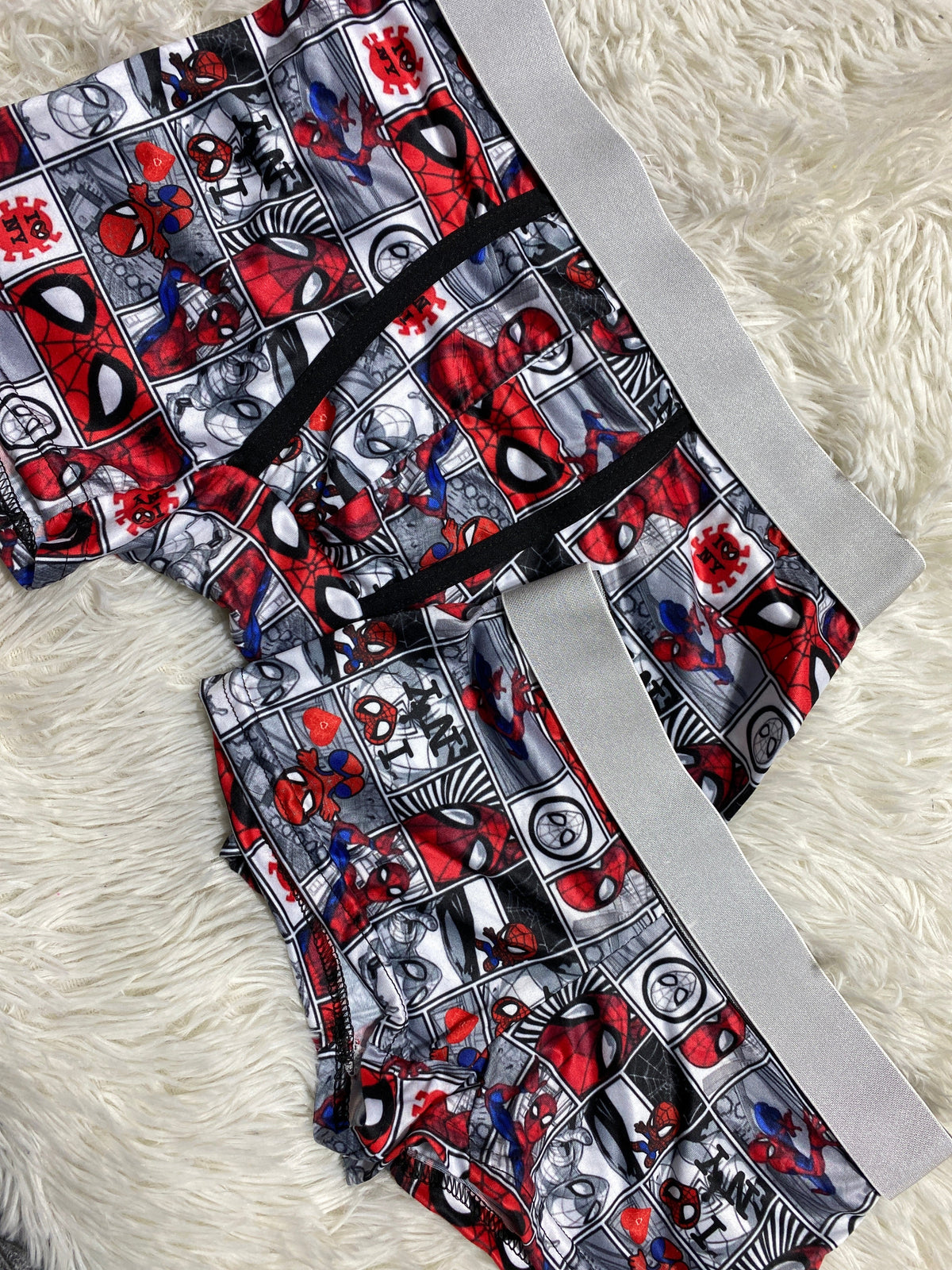 Spiderman comic gris Duo Con Boxer