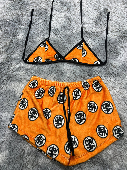 Dragon ball con short unitalla de afelpad