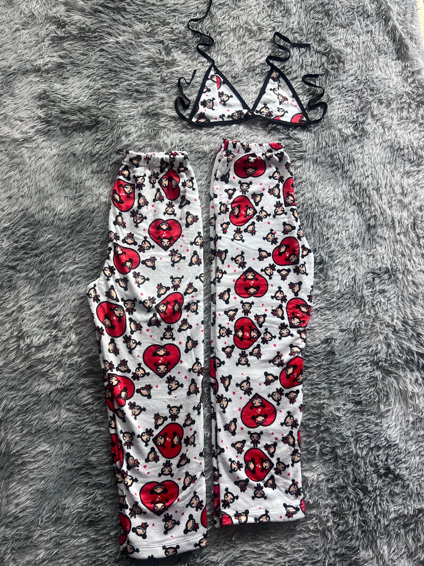 pucca y garu Duo de Pijama Afelpada