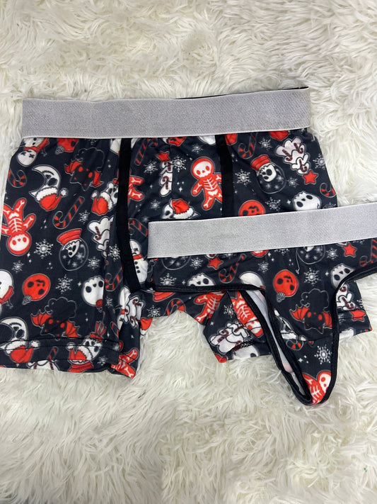 Calavera Rojo duo unitalla con tanga
